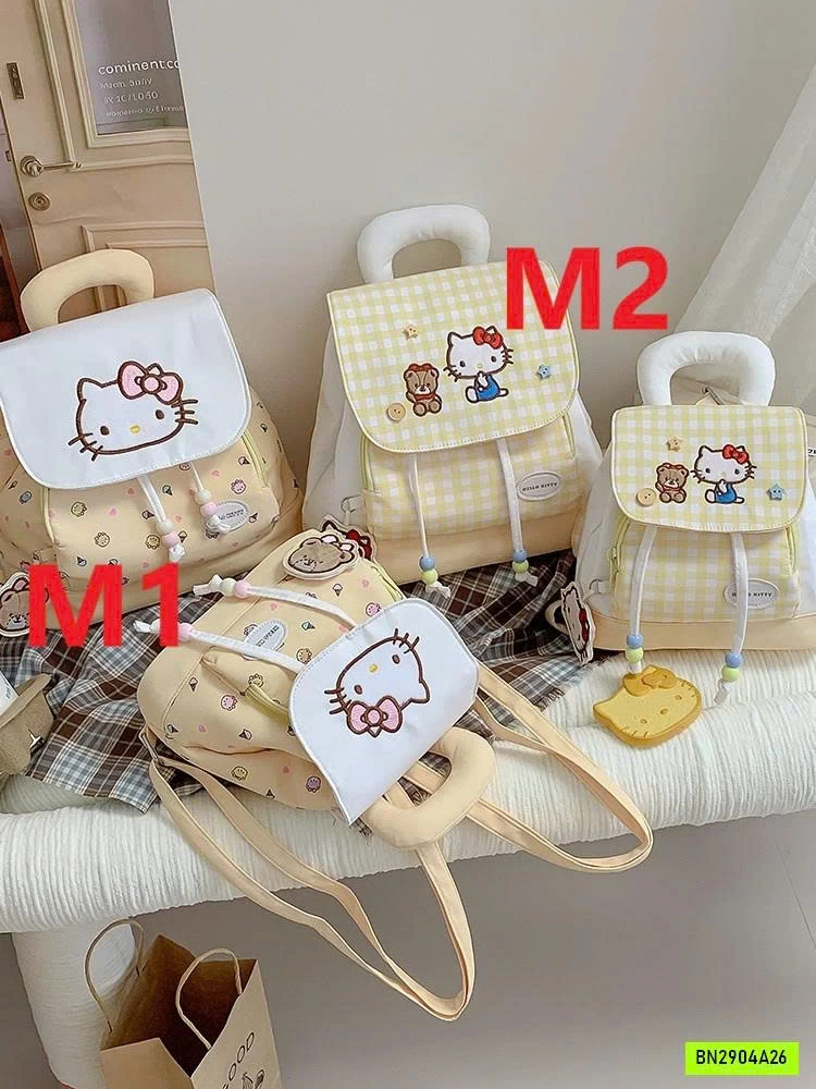 BALO KITTY VÀNG ĐÁNG YÊU