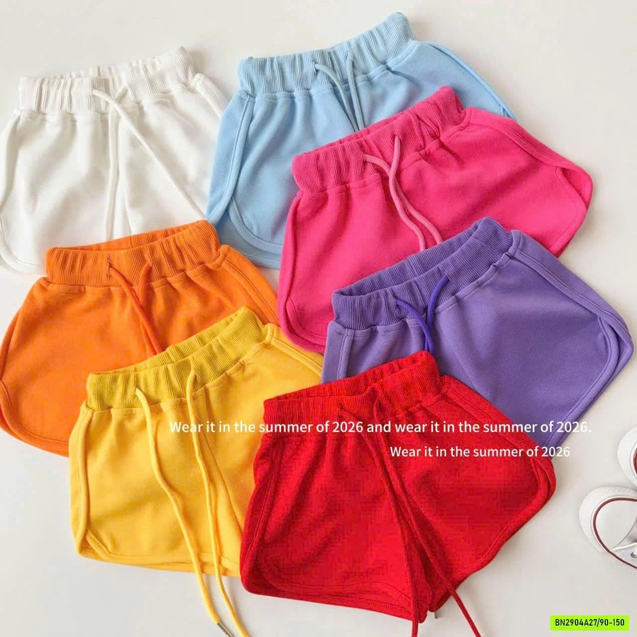 SHORT THỂ THAO CẠP CHUN T&QKIDS