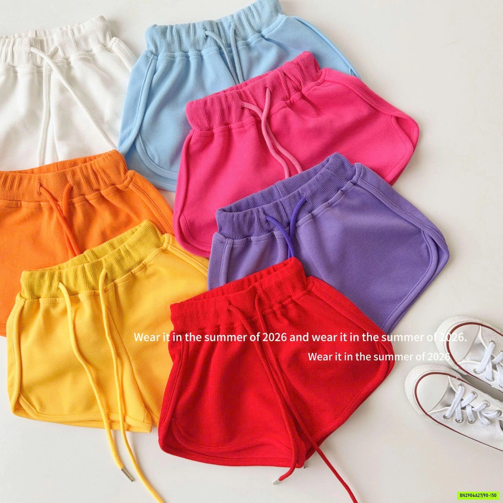 SHORT THỂ THAO CẠP CHUN T&QKIDS