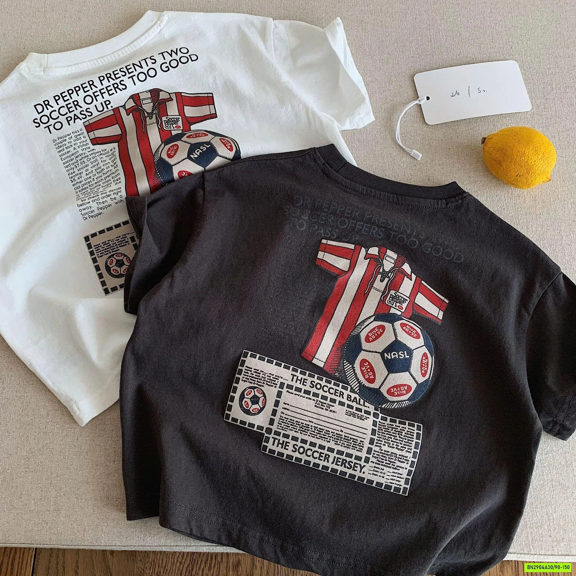 ÁO THUN IN BÓNG ĐÁ