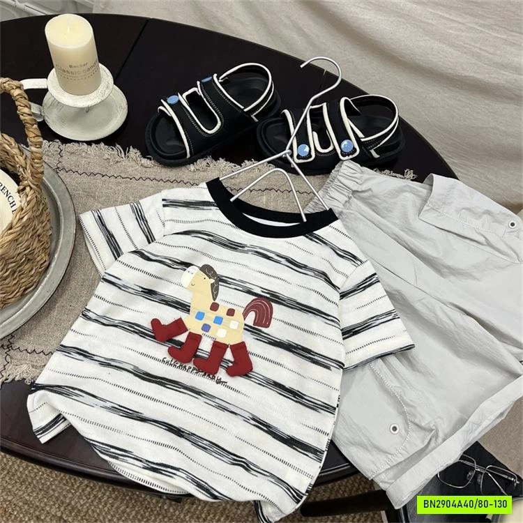 ÁO KẺ MIX SHORT GIÓ