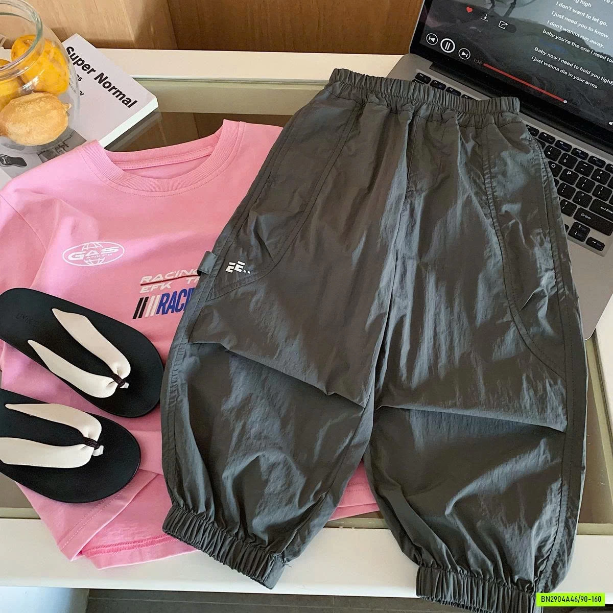 QUẦN GIÓ MỎNG BO GẤU