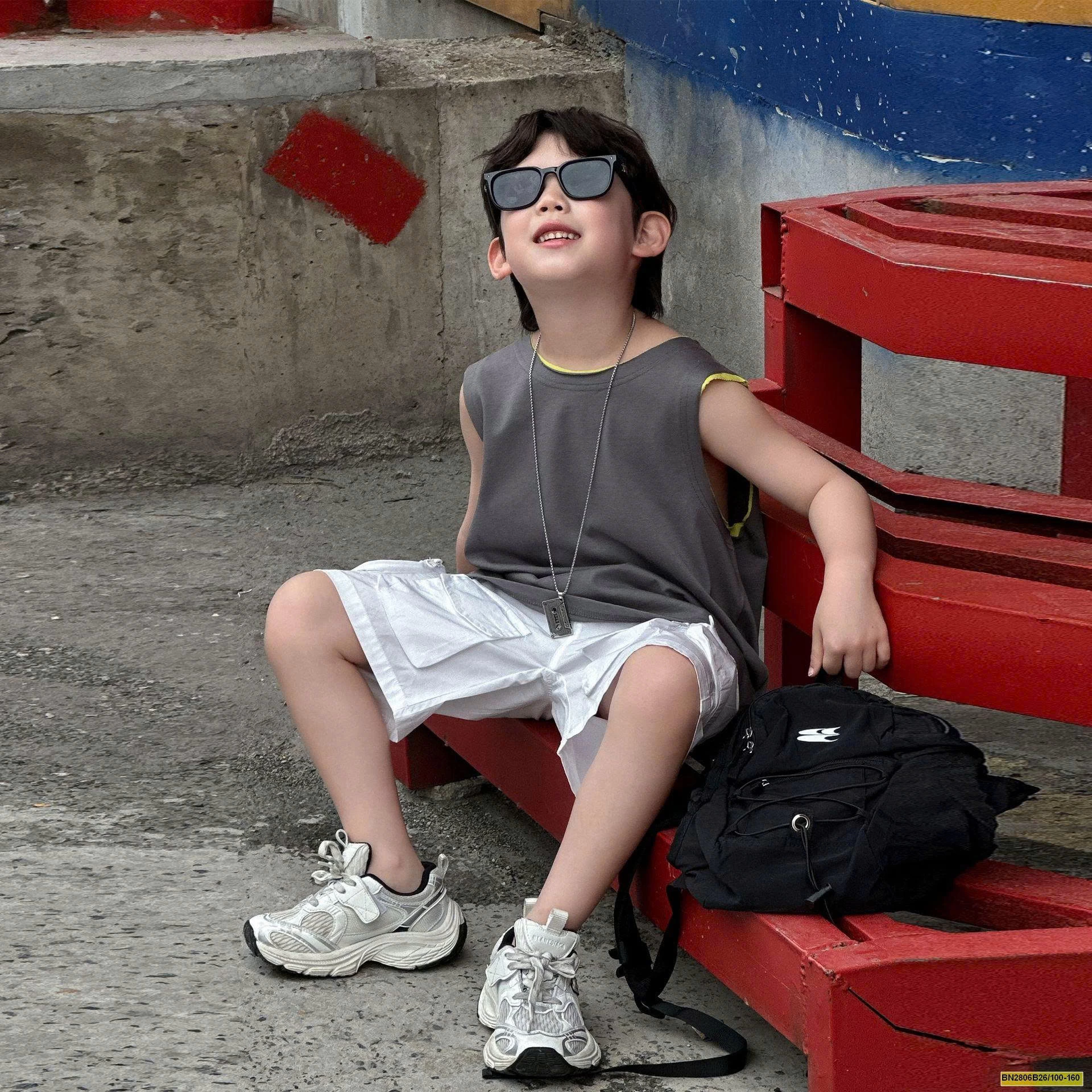 ÁO BALO XÁM VIỀN XANH