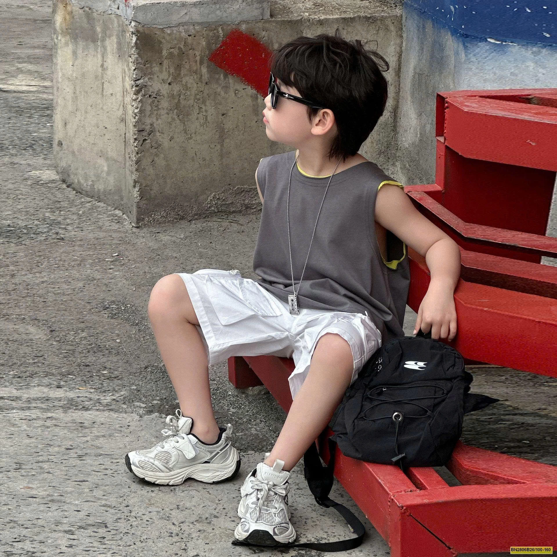 ÁO BALO XÁM VIỀN XANH