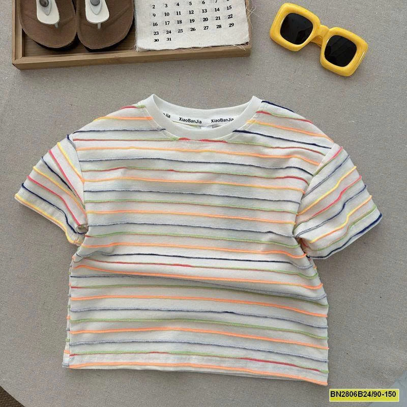 ÁO THUN KẺ SẮC MÀU