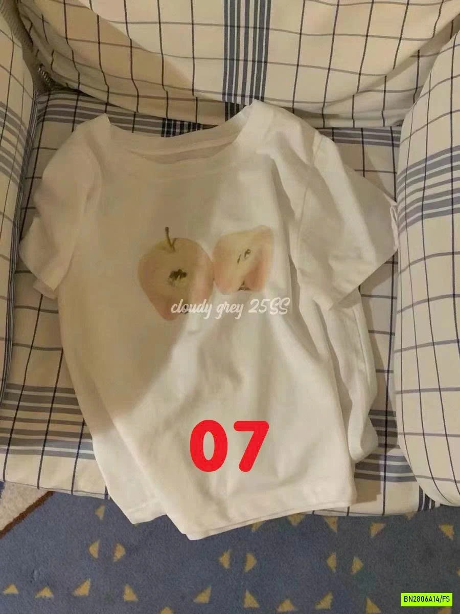 ÁO THUN XƯỚC IN HÌNH DỄ THƯƠNG NỮ