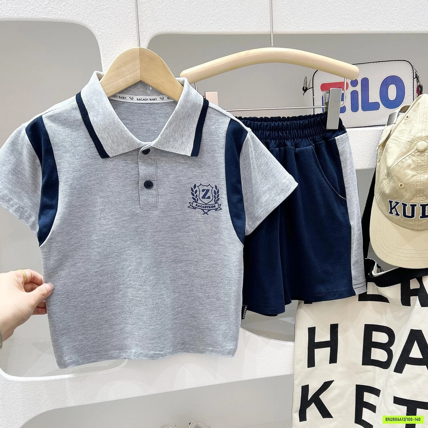 BỘ CỘC COTTON PHỐI VIỀN KACADY