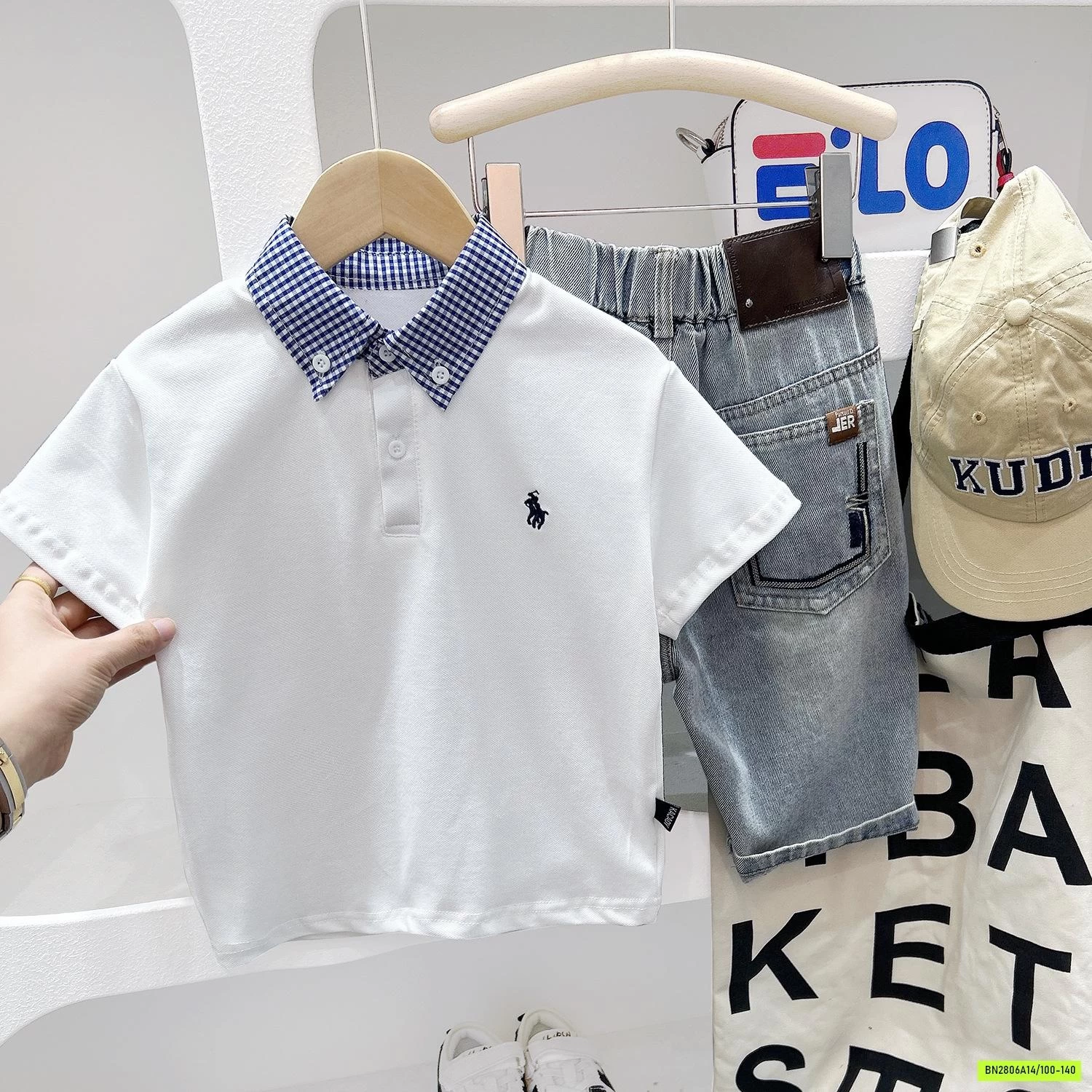 POLO PHỐI CỔ CARO KACADY