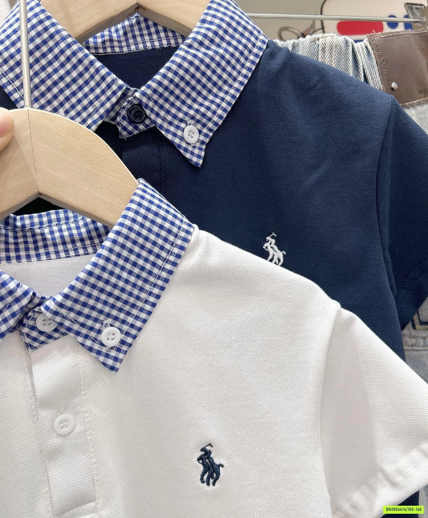 POLO PHỐI CỔ CARO KACADY