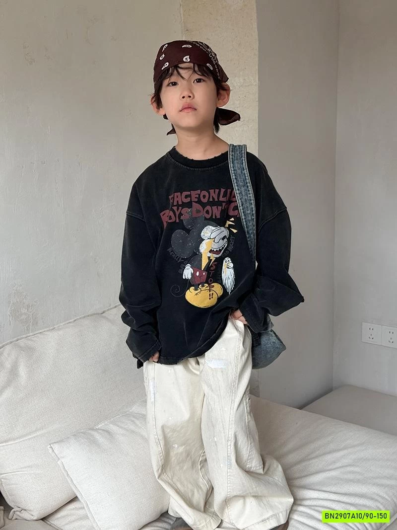 ÁO THUN MICKEY VIỀN RÁCH