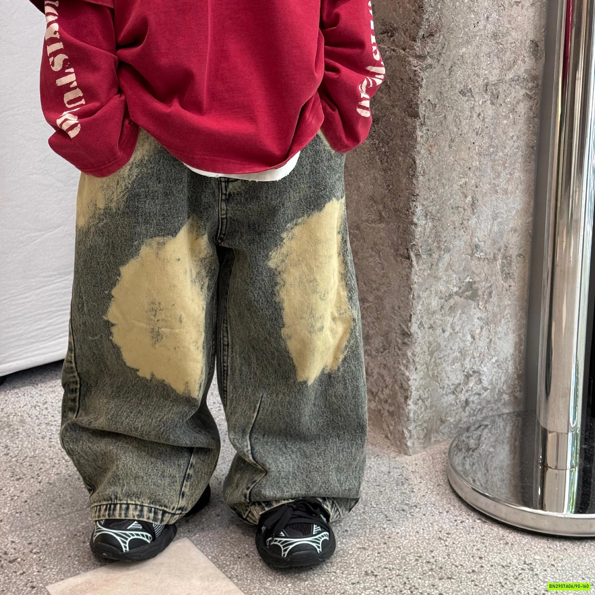 JEANS SUÔNG LOANG GỐI