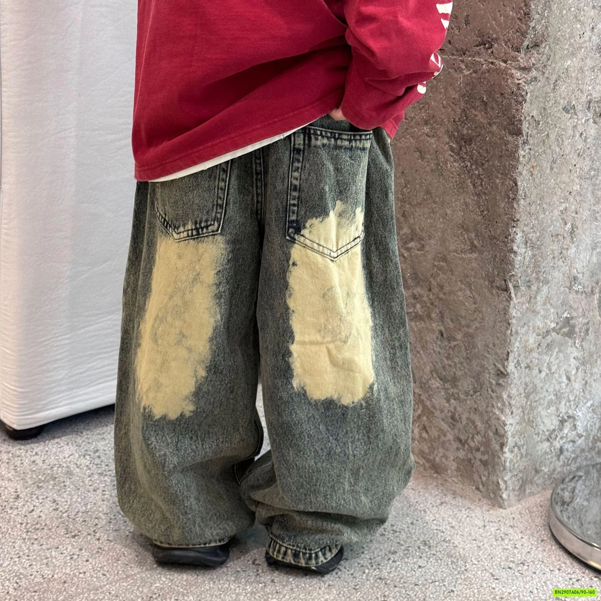 JEANS SUÔNG LOANG GỐI