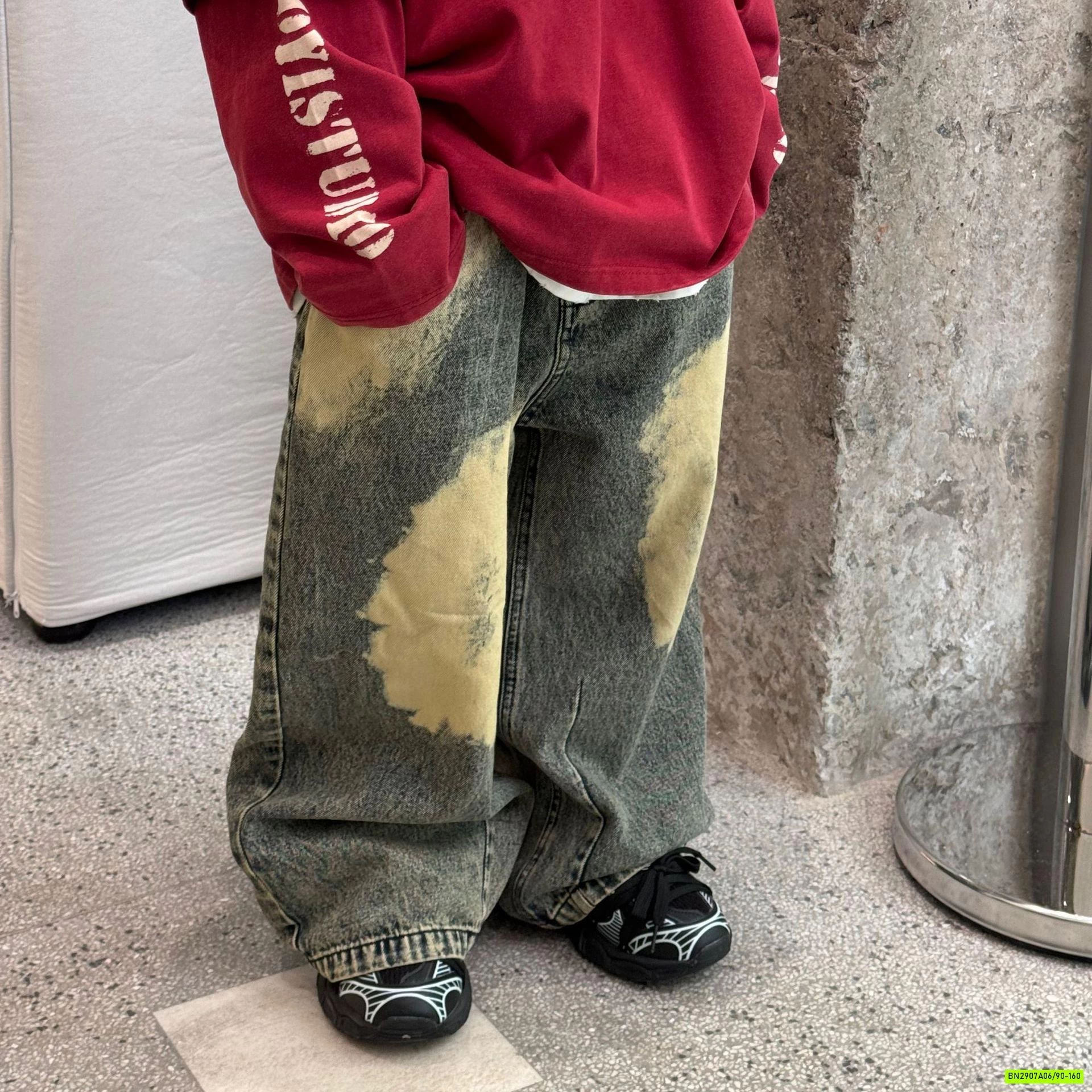 JEANS SUÔNG LOANG GỐI