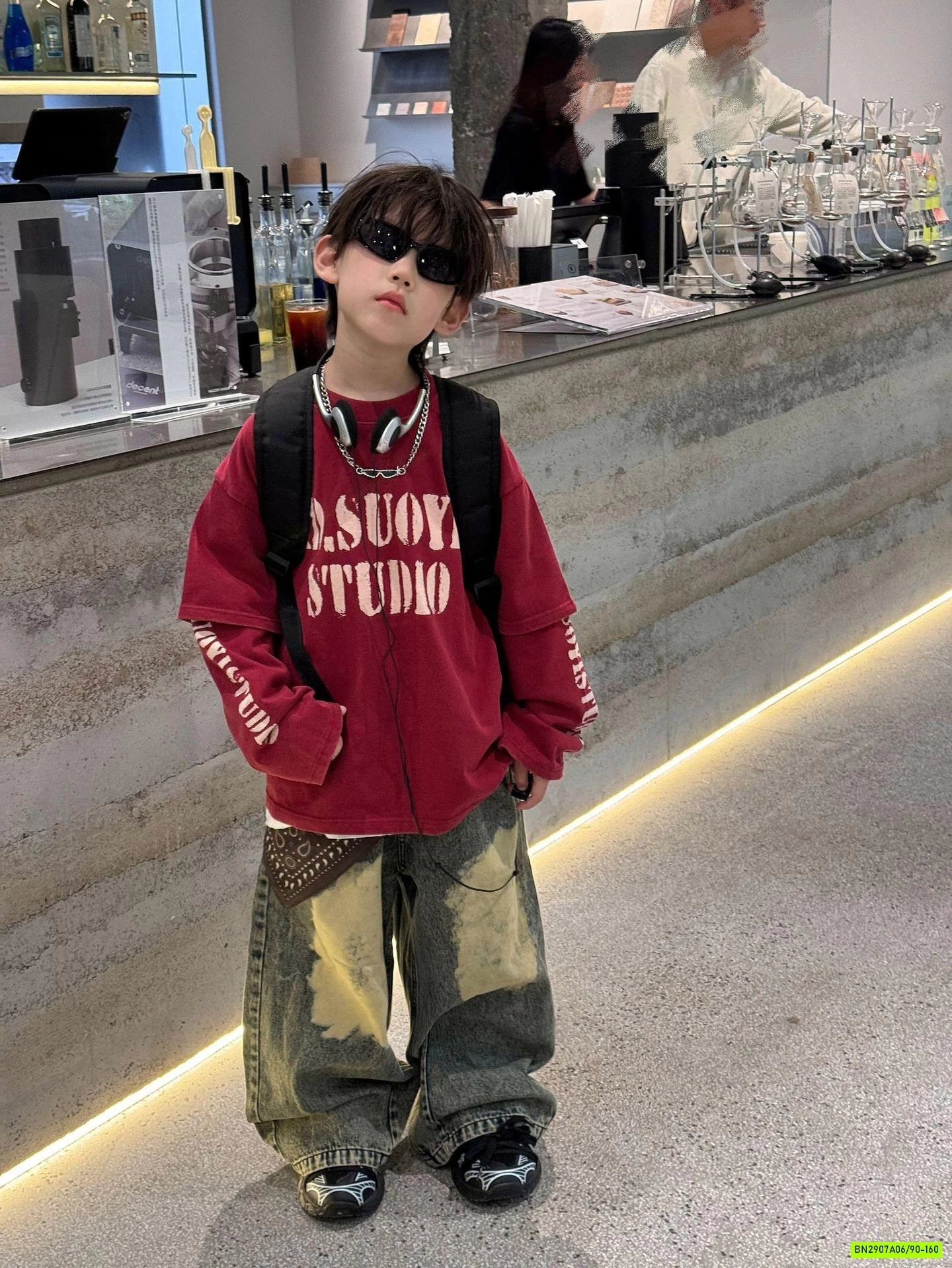 JEANS SUÔNG LOANG GỐI