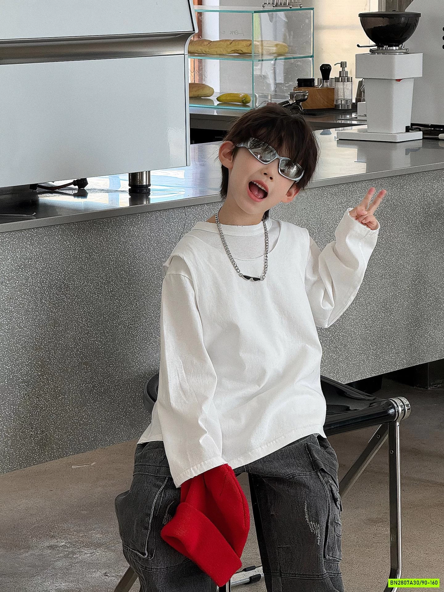 ÁO THUN GIẢ GILE VẠT LỆCH