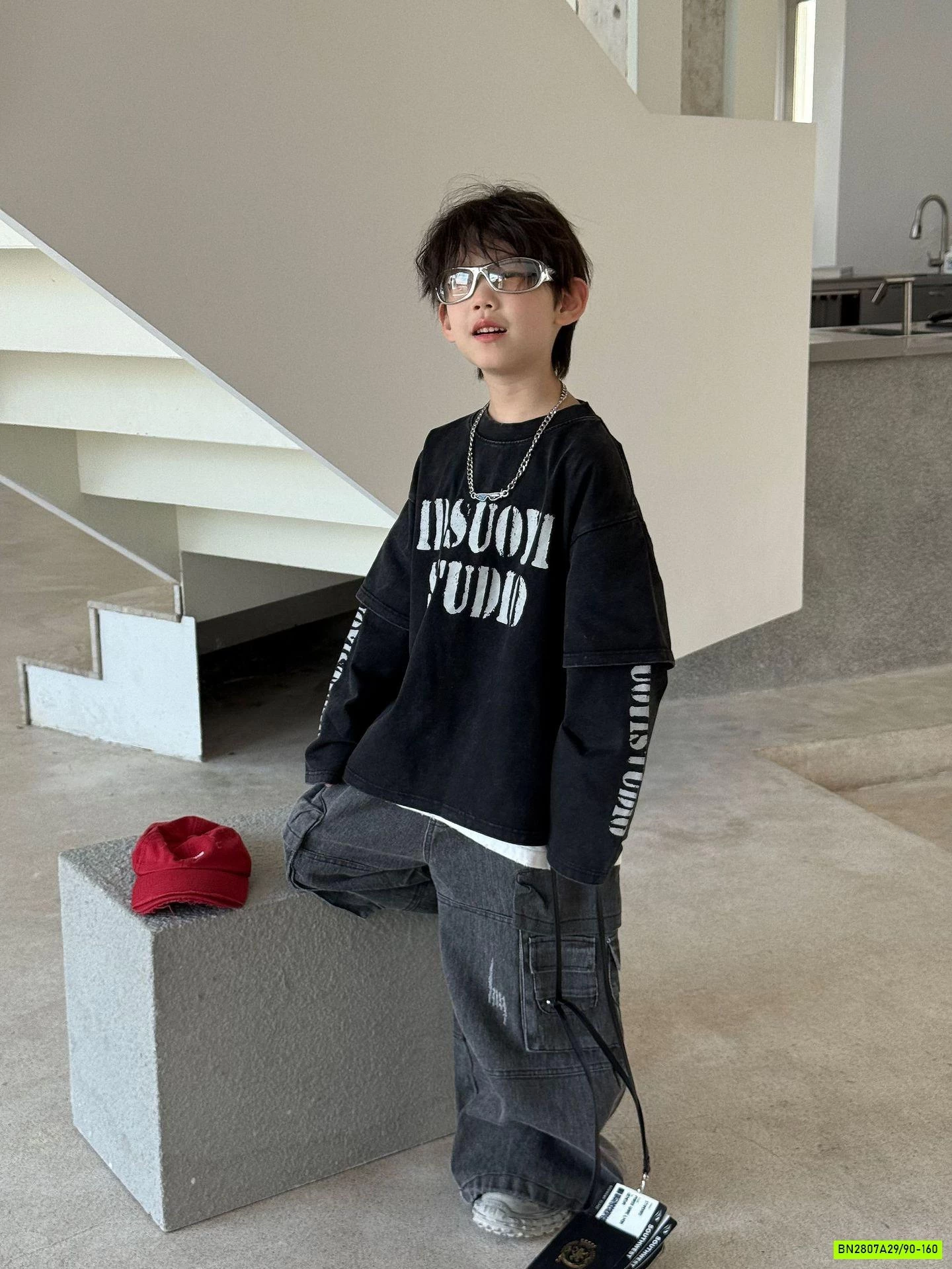 ÁO NỈ GIẢ 2 LỚP IN CHỮ