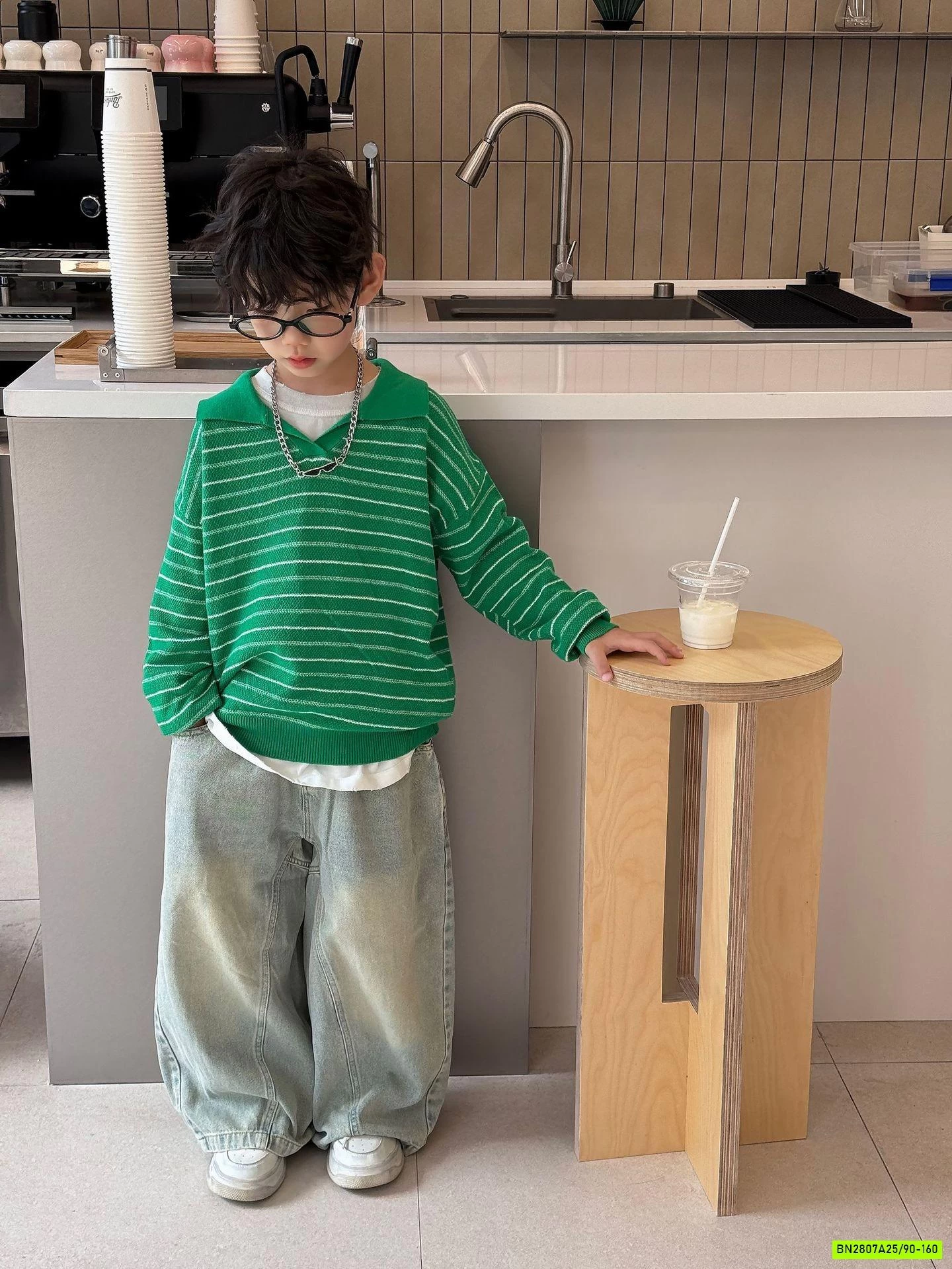 JEANS SUÔNG BẠC GỐI BASIC