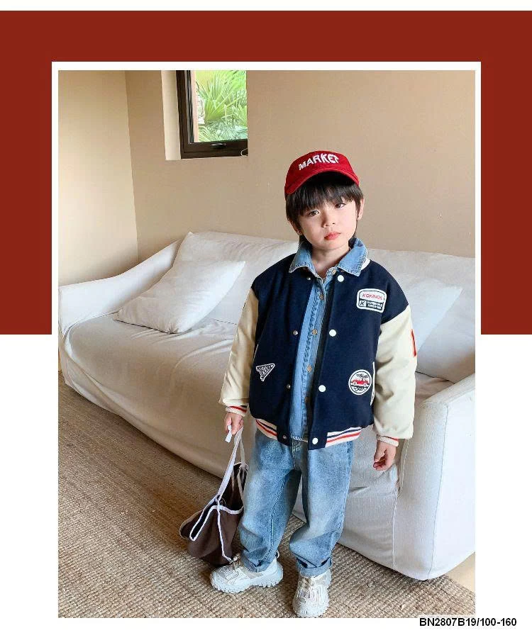 ÁO BOMBER BÓNG CHÀY CHO BÉ