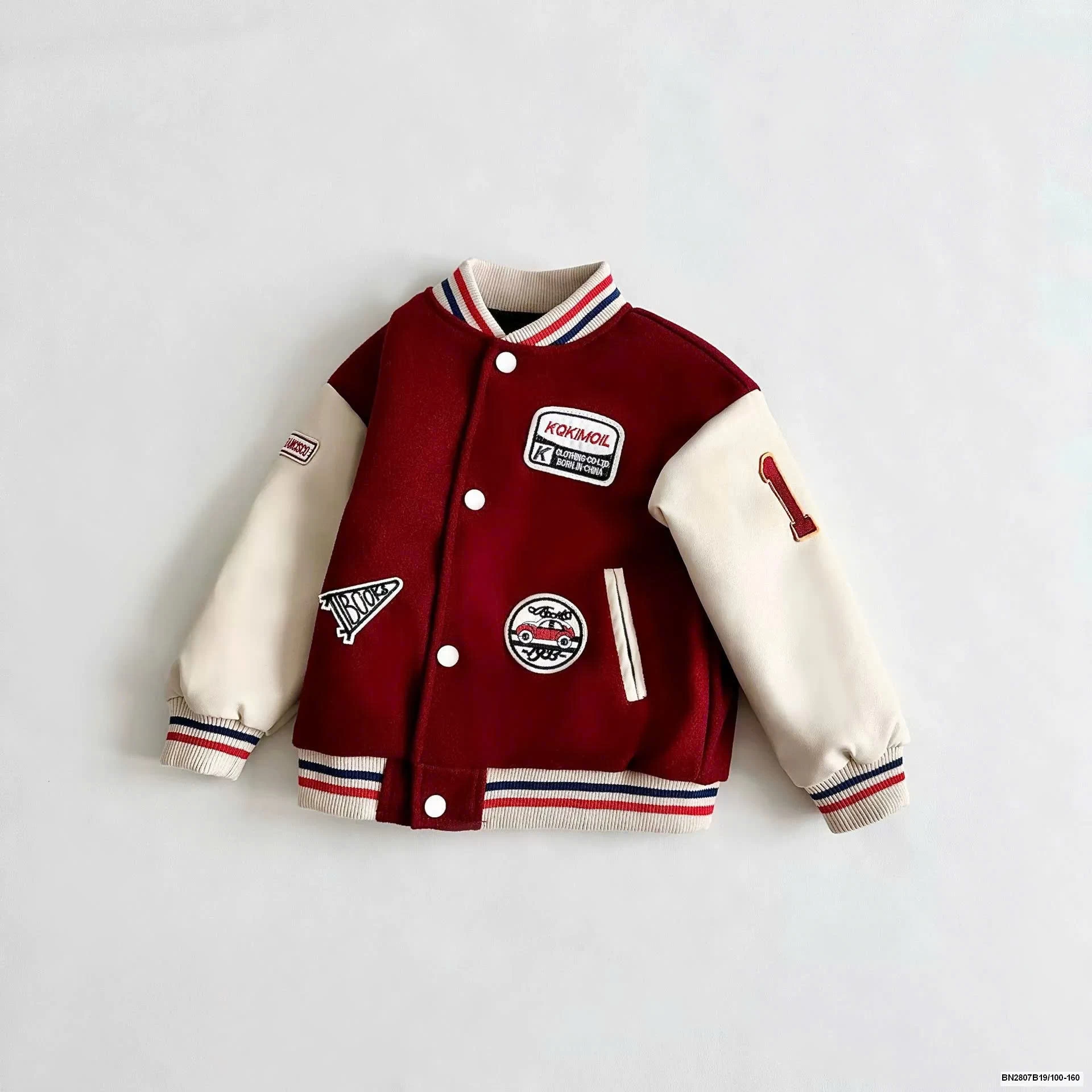 ÁO BOMBER BÓNG CHÀY CHO BÉ