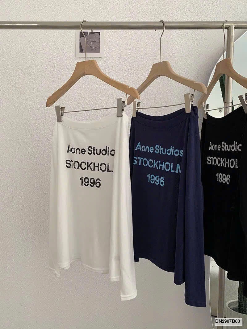 ÁO THUN CHỮ DÀI TAY NỮ