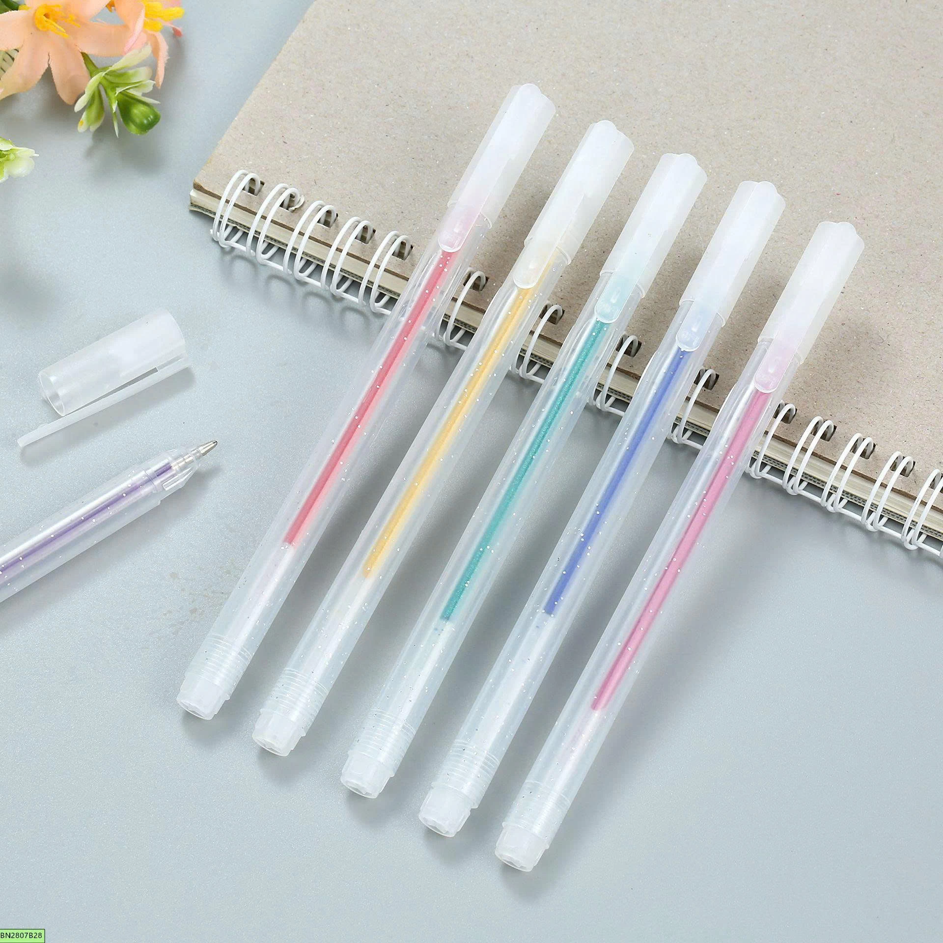 BÚT GEL NHŨ LẤP LÁNH 36/48 MÀU