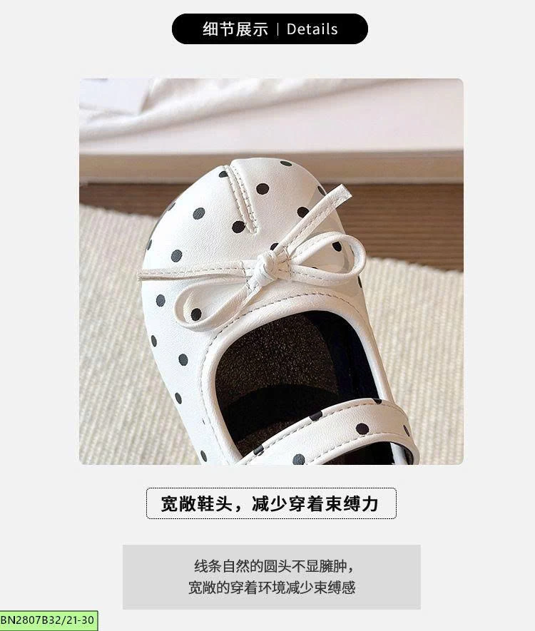 GIÀY BÚP BÊ NƠ CHÂM BÍ
