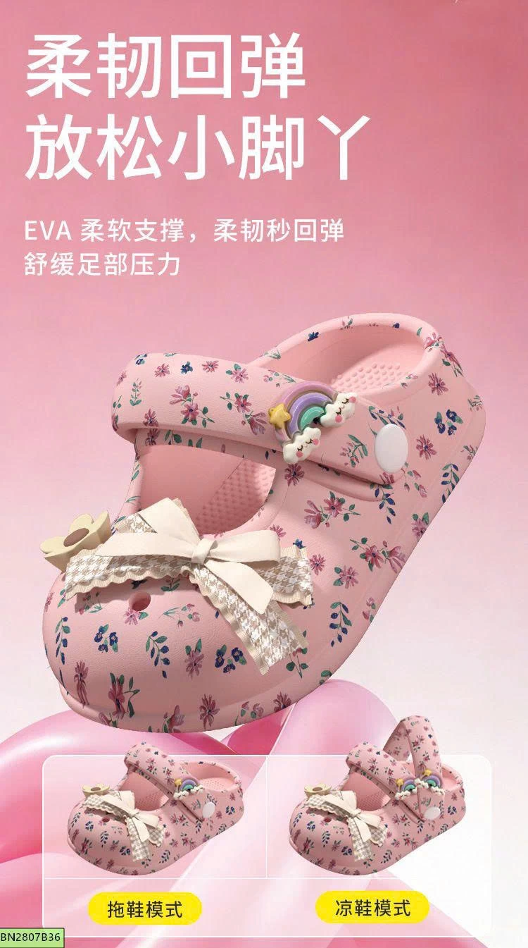SỤC CROC HOA  NHÍ CHO BÉ GÁI