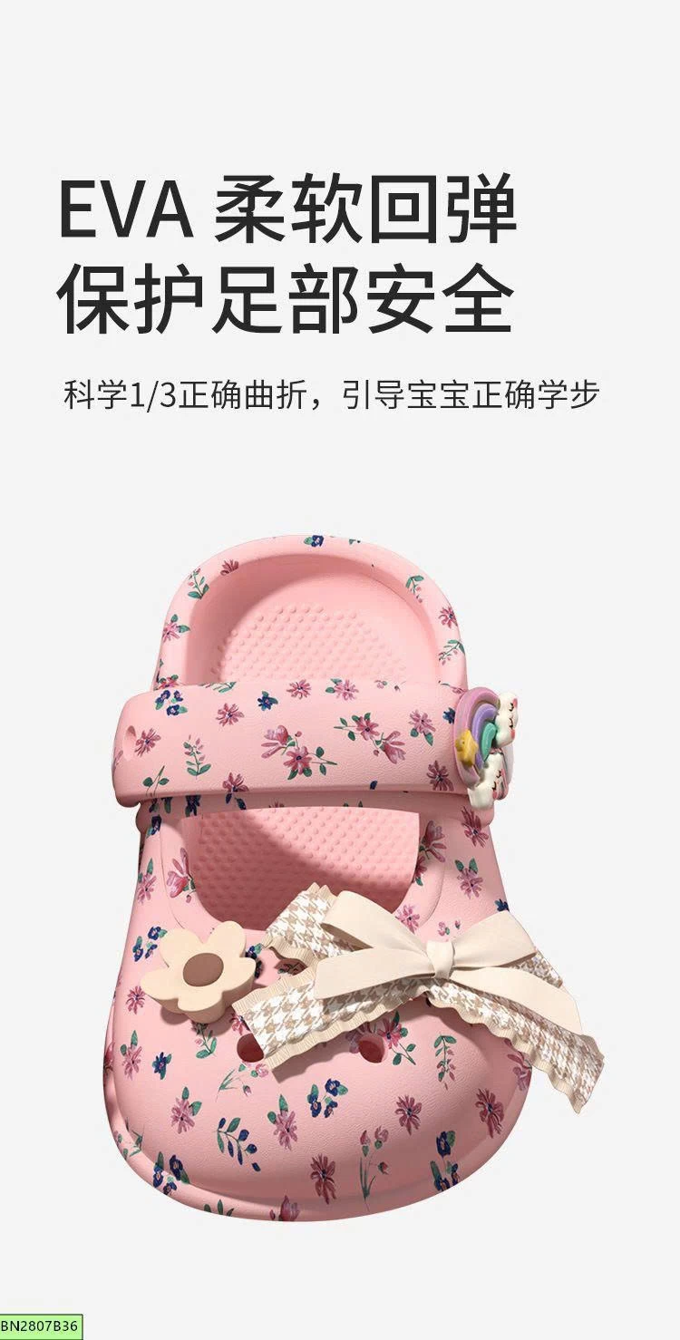 SỤC CROC HOA  NHÍ CHO BÉ GÁI