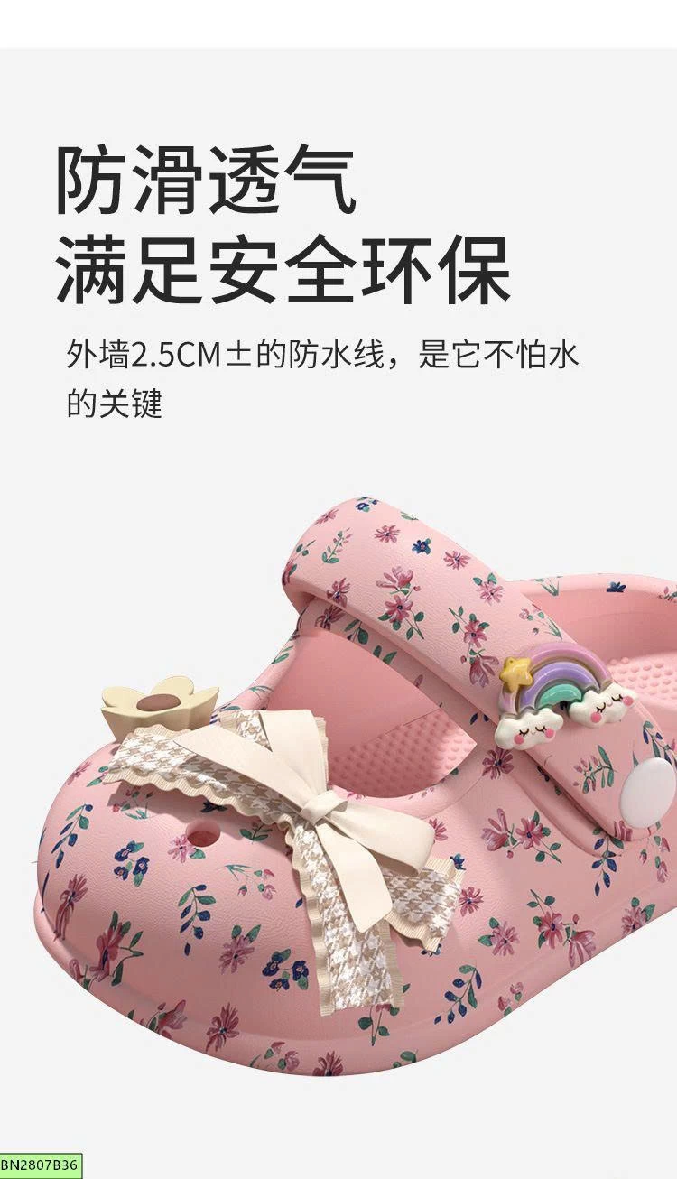 SỤC CROC HOA  NHÍ CHO BÉ GÁI