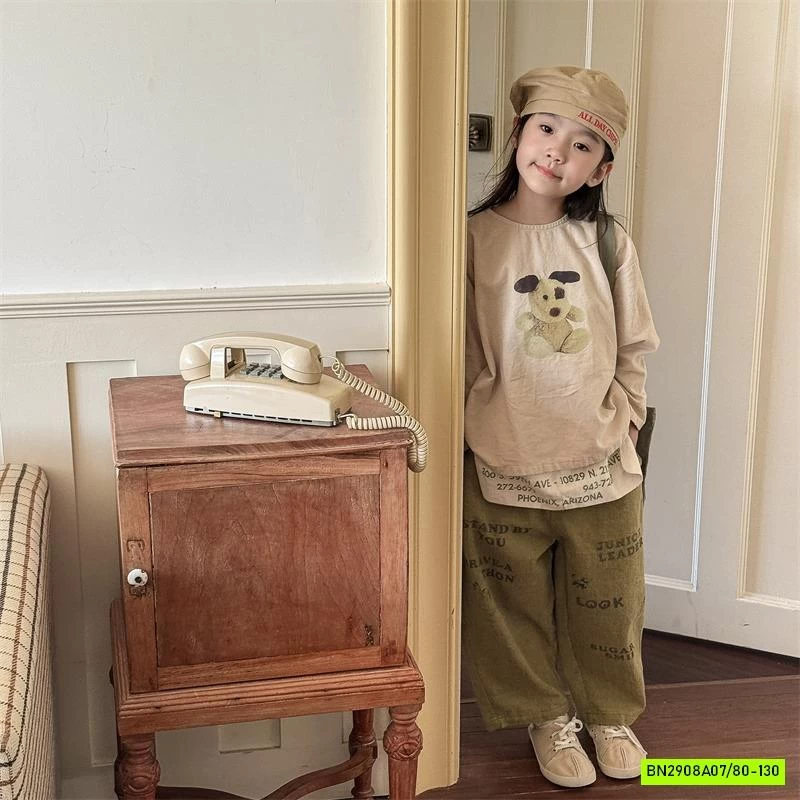 BAGGY IN CHỮ VINTAGE ADBABY