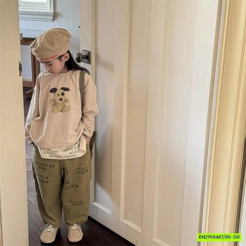 BAGGY IN CHỮ VINTAGE ADBABY