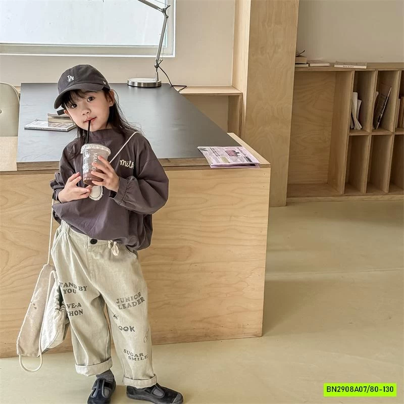 BAGGY IN CHỮ VINTAGE ADBABY