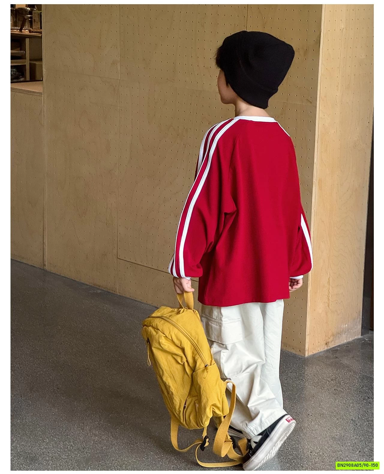 ÁO THUN SỐ 96 SỌC VAI AQ5057 AOAOKIDS