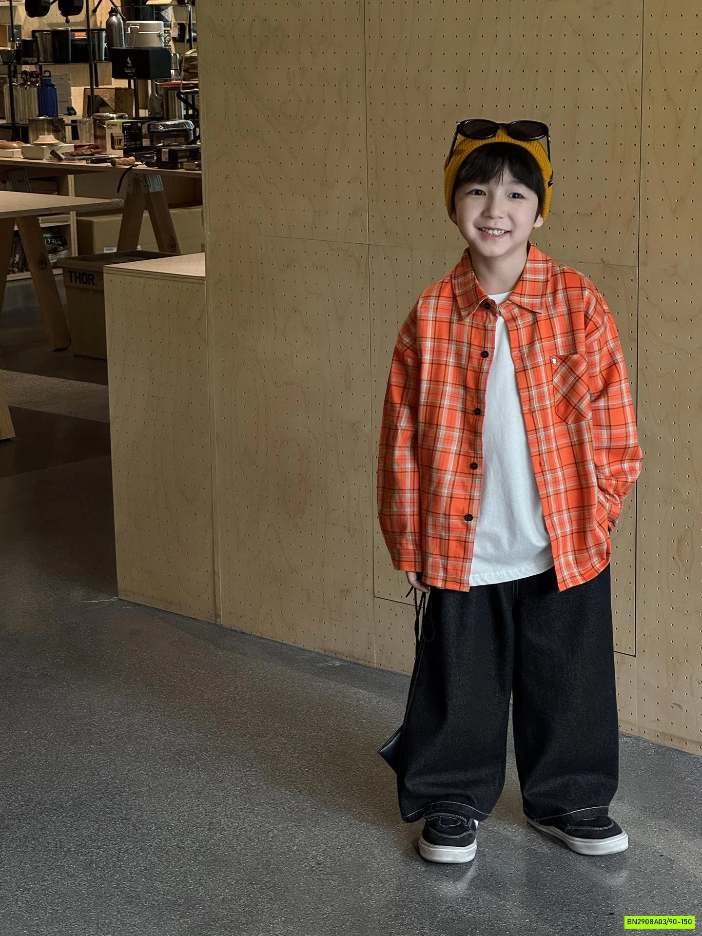 SƠ MI CARO CAM AQ5026 AOAOKIDS