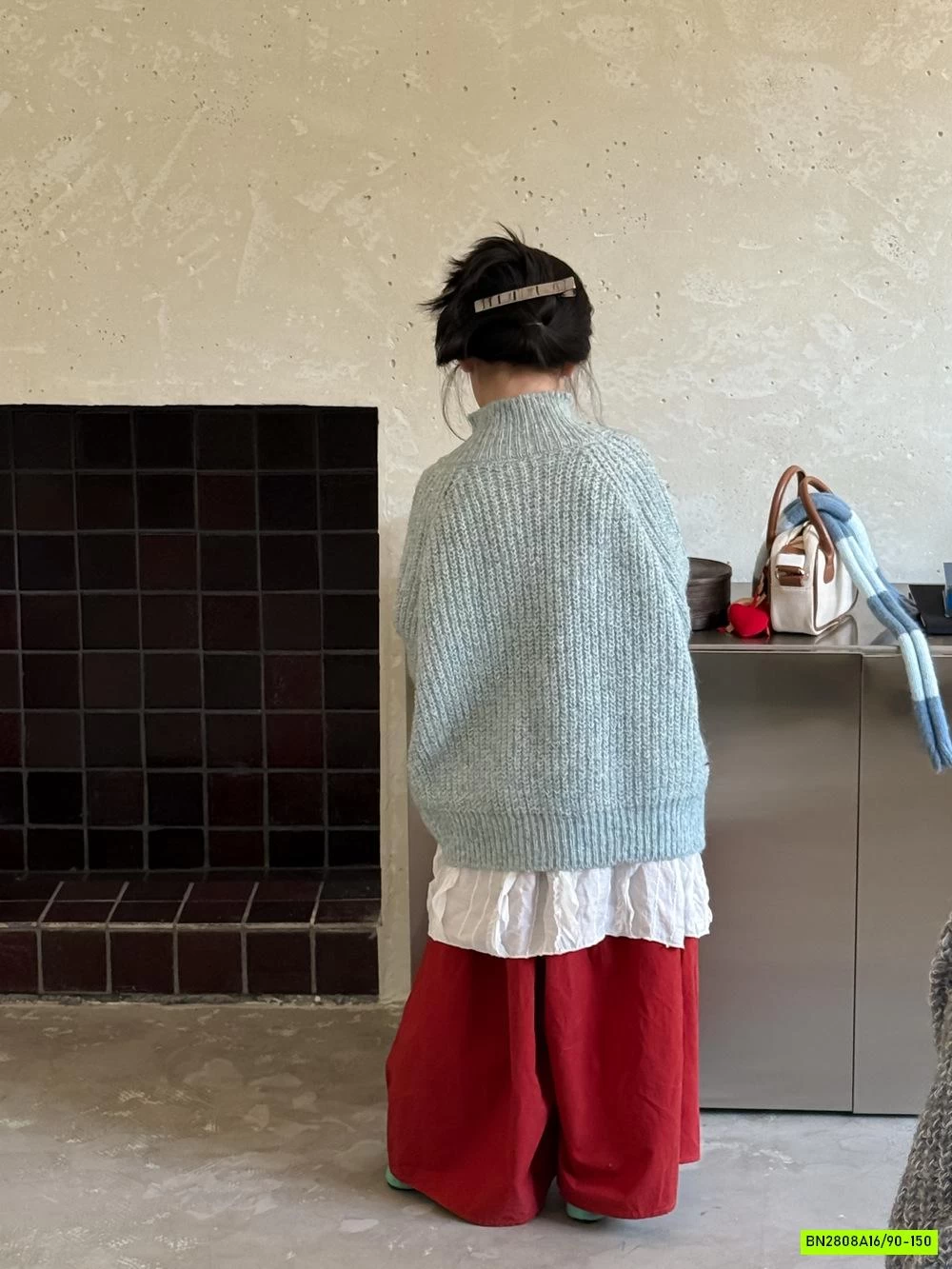 ÁO LEN CÚC CỔ KUMAIKIDS