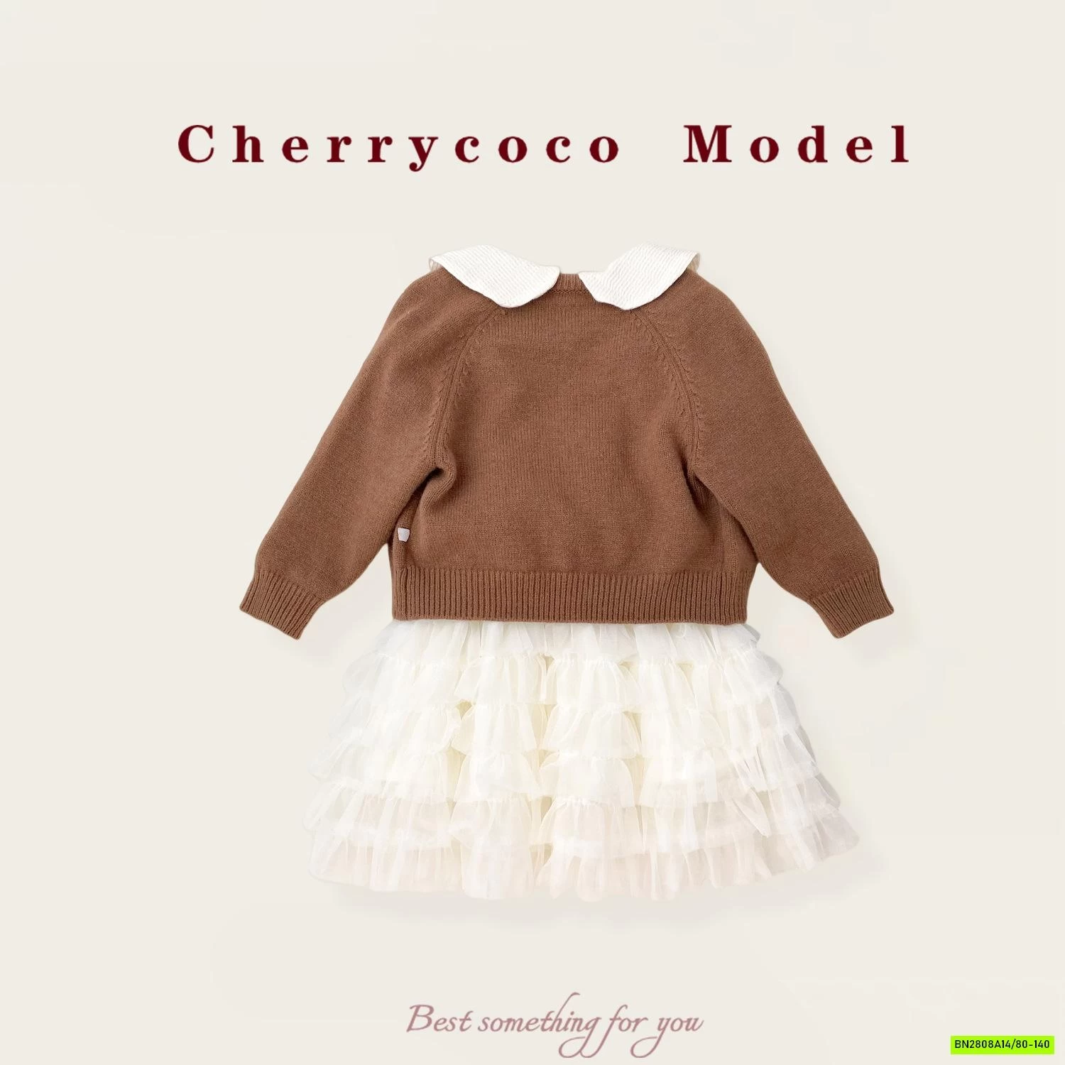 SET VÁY PHỐI TUTU KÈM CARDIGAN CHERRYCOCO