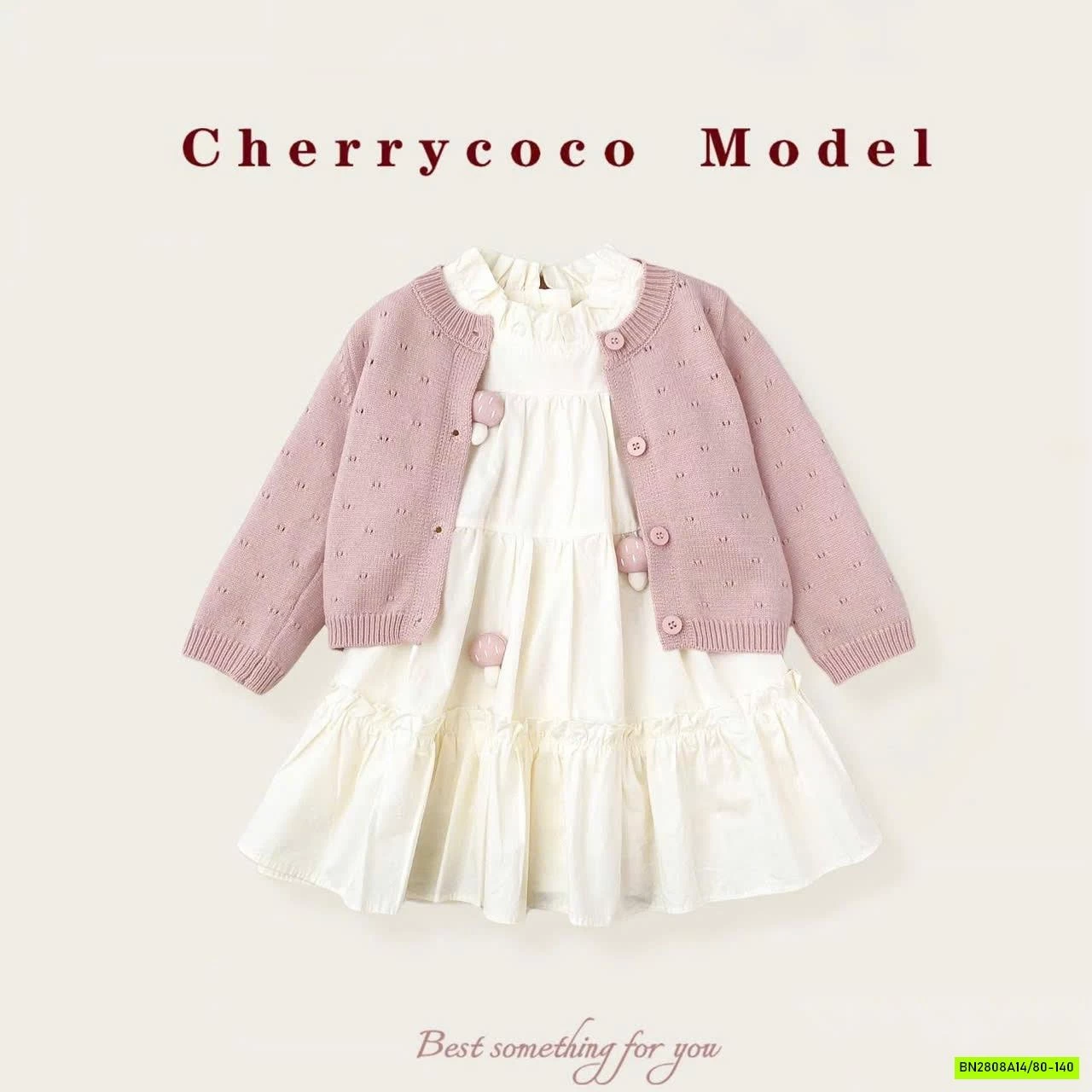 SET VÁY PHỐI TUTU KÈM CARDIGAN CHERRYCOCO