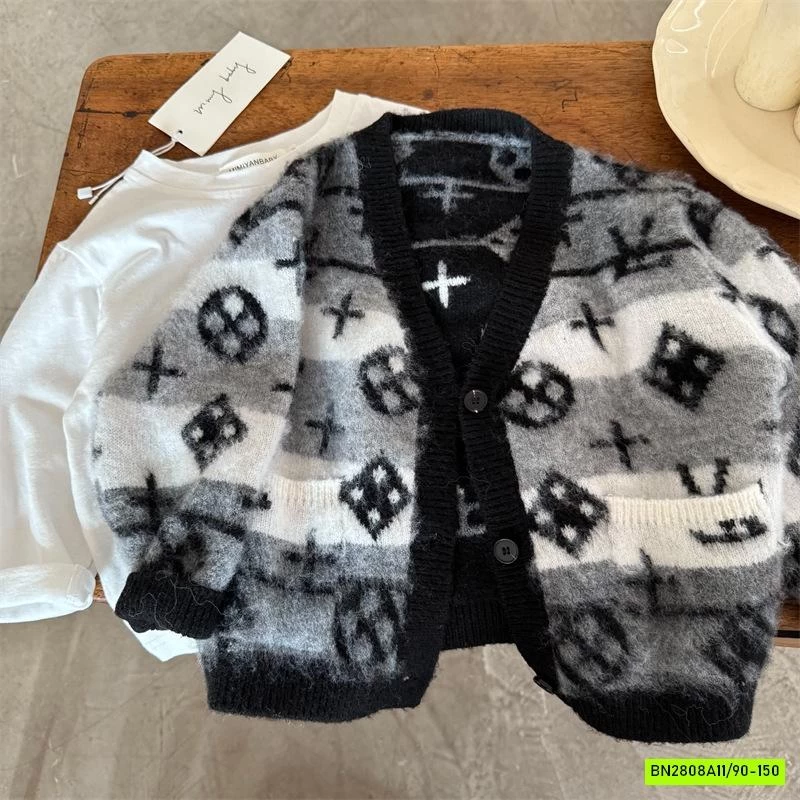 KHOÁC LEN LÔNG THỎ 7808 HỌA TIẾT MMY