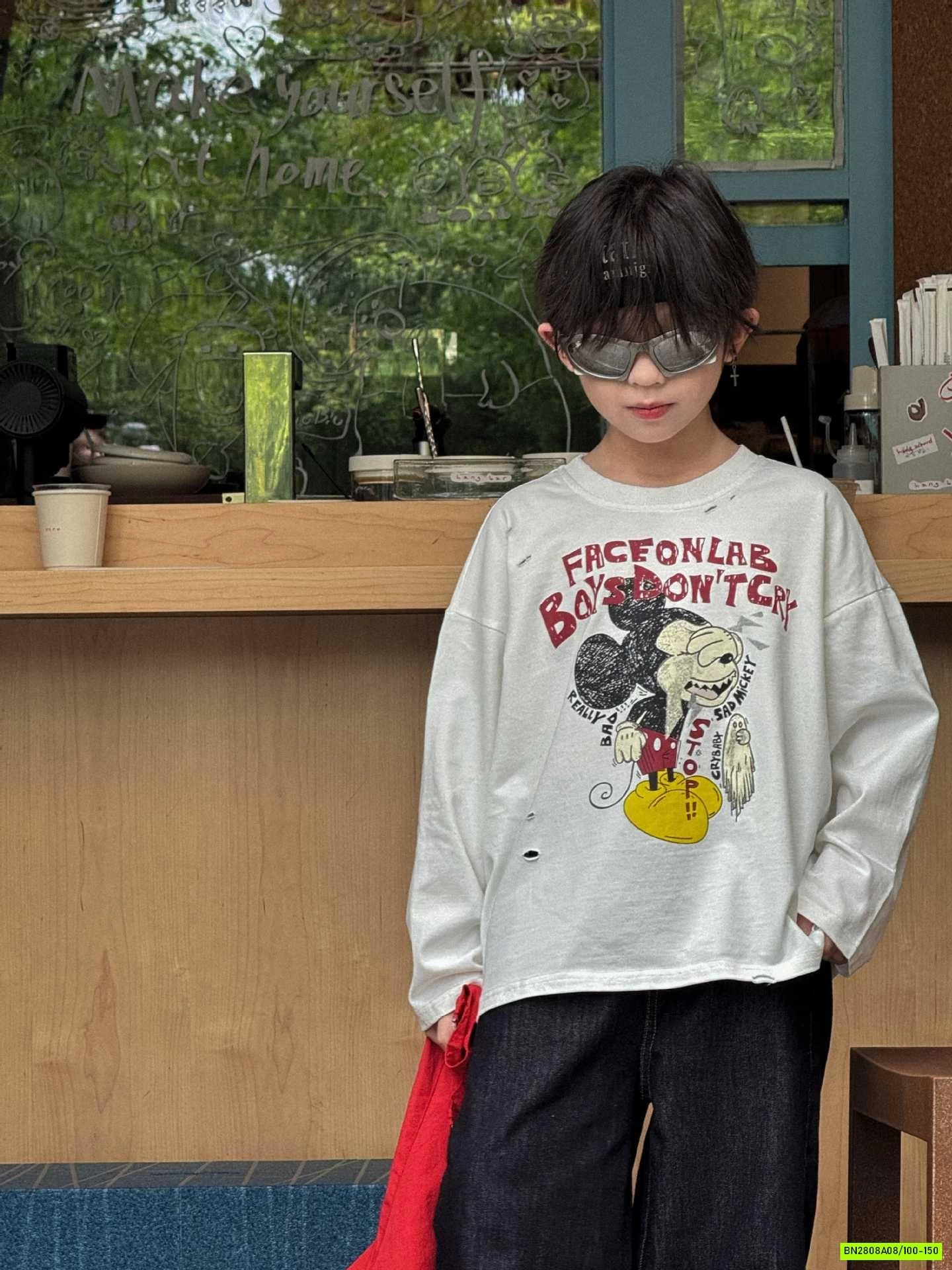 ÁO THUN DÀI TAY IN HÌNH MICKEY