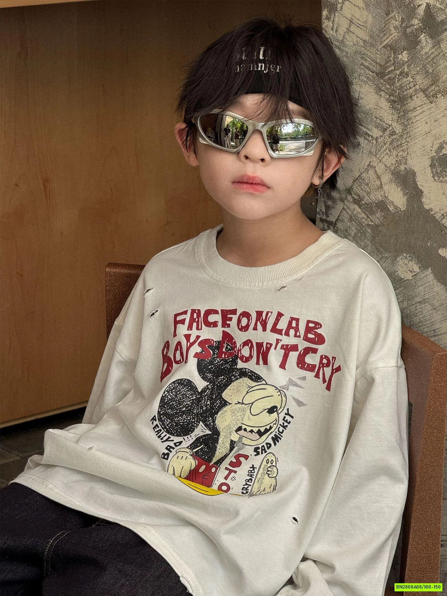 ÁO THUN DÀI TAY IN HÌNH MICKEY