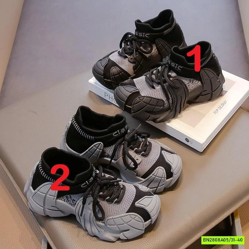 GIÀY CỔ LEN CHUN PHỐI MÀU CÁ TÍNH