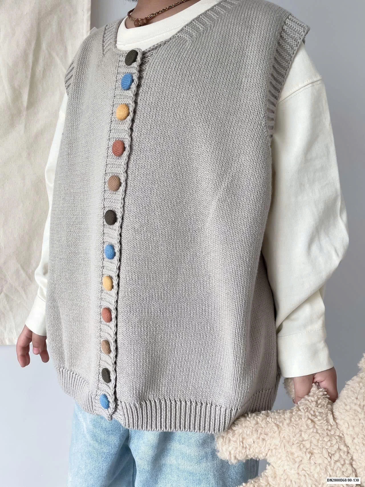 ÁO GILE LEN DỆT CỤC MÀU MTUQUEEN