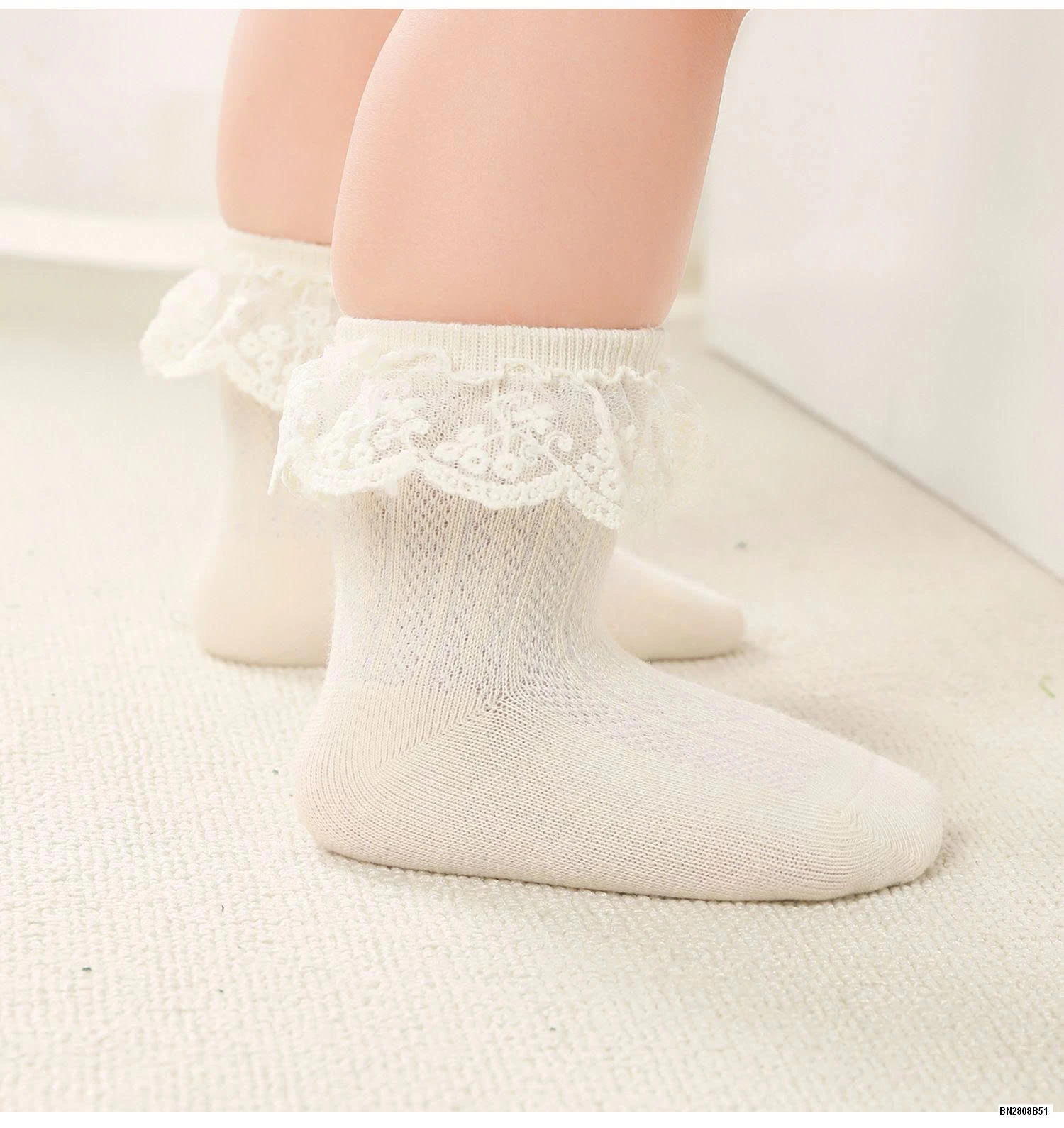 SÉT 4Đ TẤT CỔ REN NHÍ