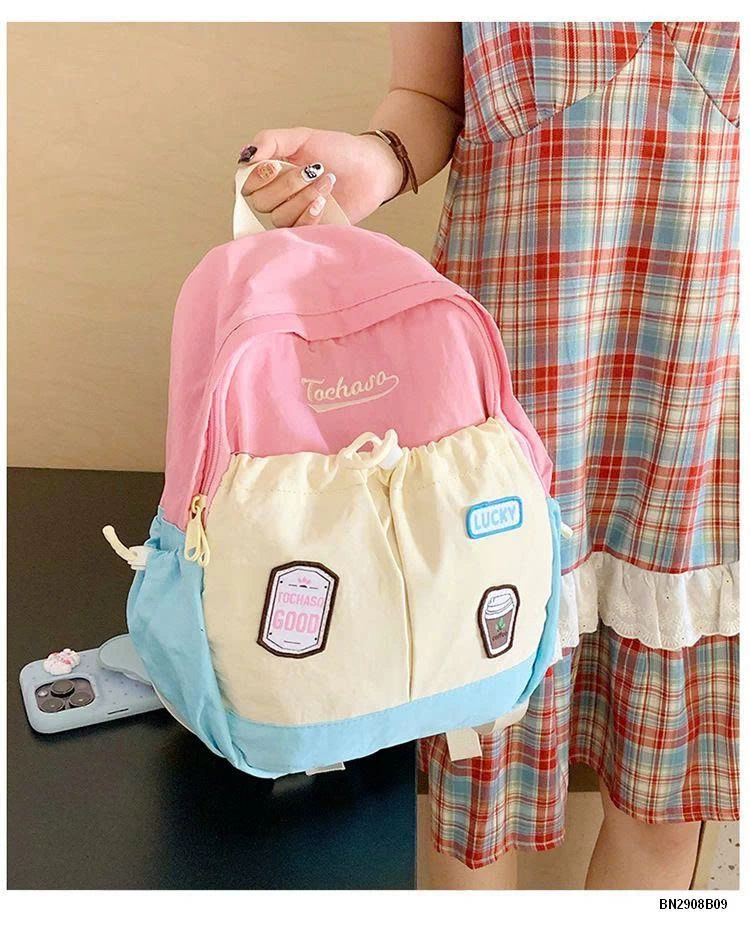 BALO  VẢI PHỐI MÀU DỄ THƯƠNG