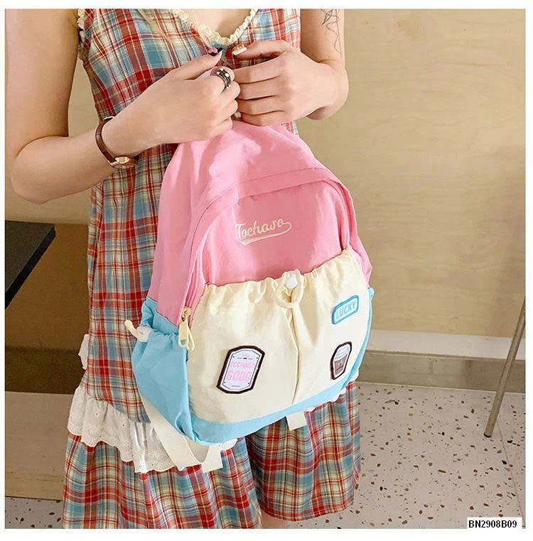 BALO  VẢI PHỐI MÀU DỄ THƯƠNG