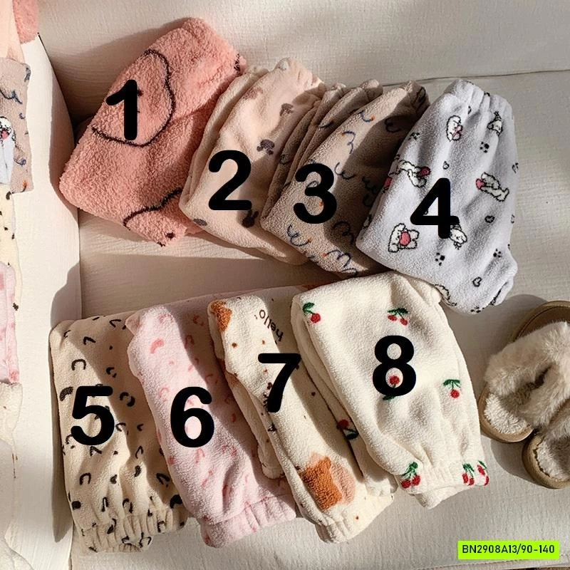 BỘ LÔNG IN HÌNH DỄ THƯƠNG