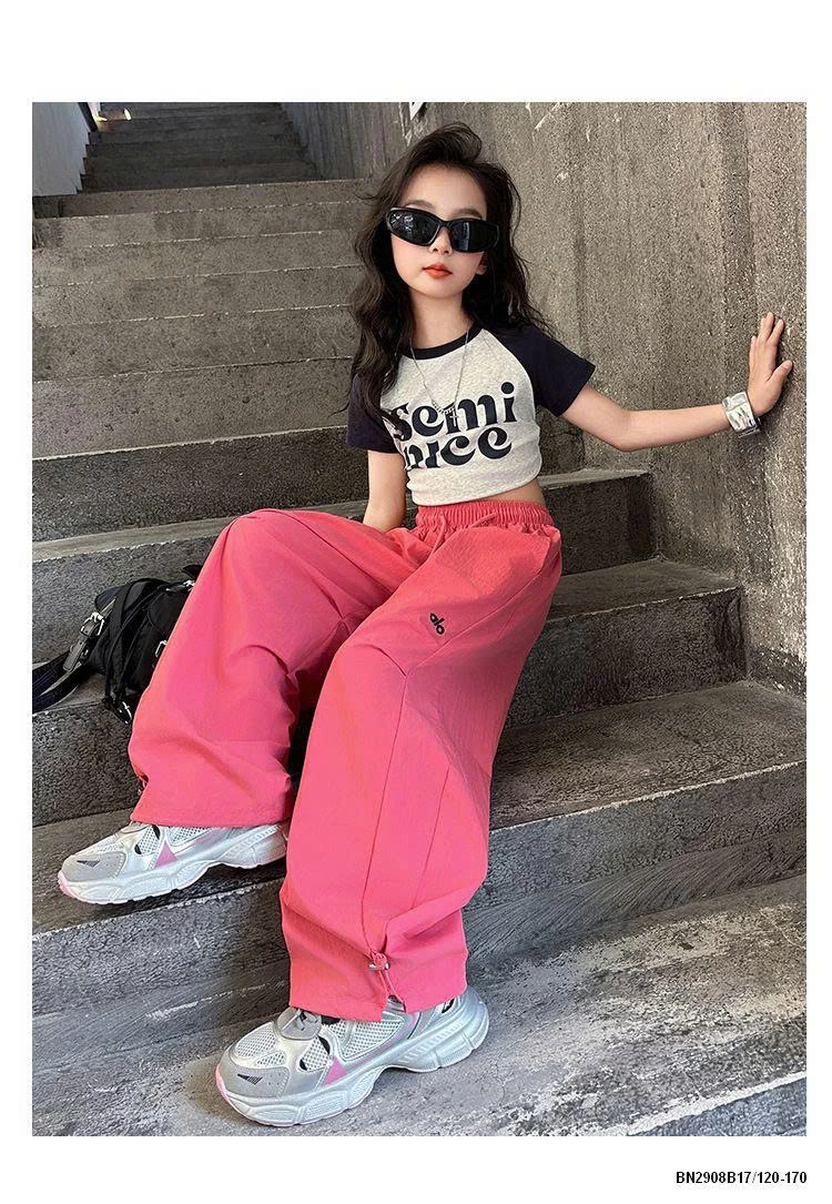 SÉT CROPTOP PHỐI MÀU MIX QUẦN GIÓ