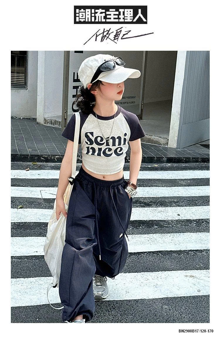 SÉT CROPTOP PHỐI MÀU MIX QUẦN GIÓ