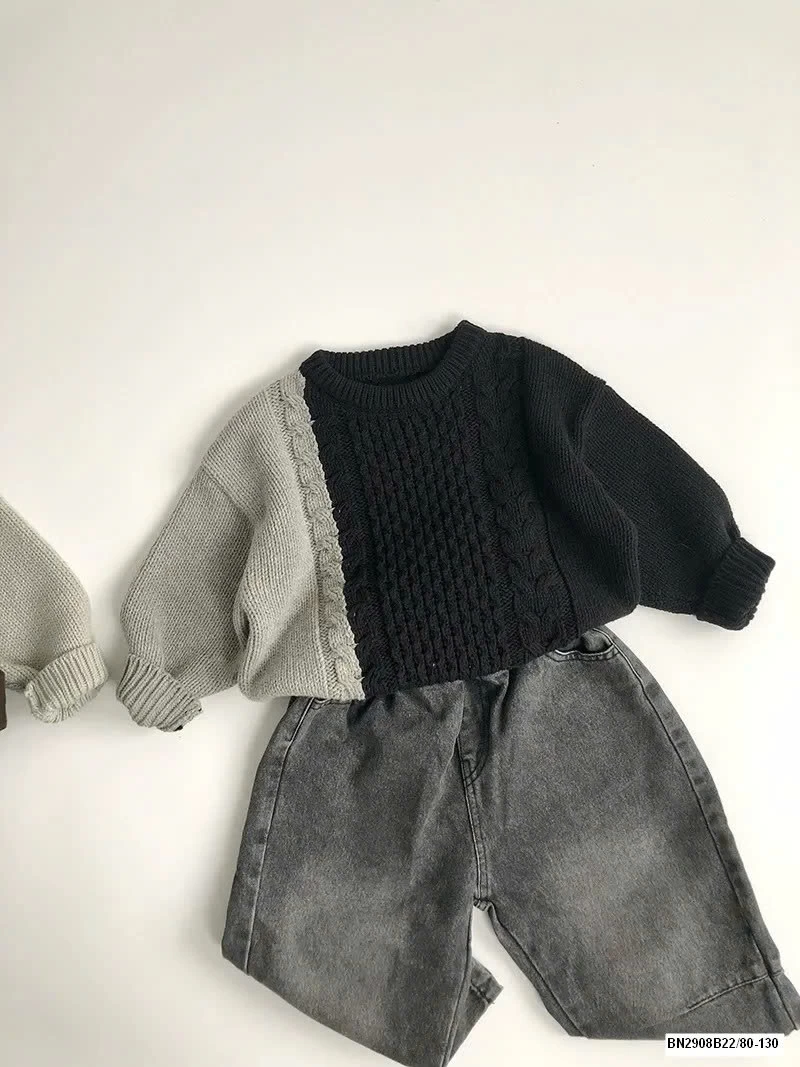 ÁO LEN DÀI TAY PHỐI MÀU M.TYQUEEN