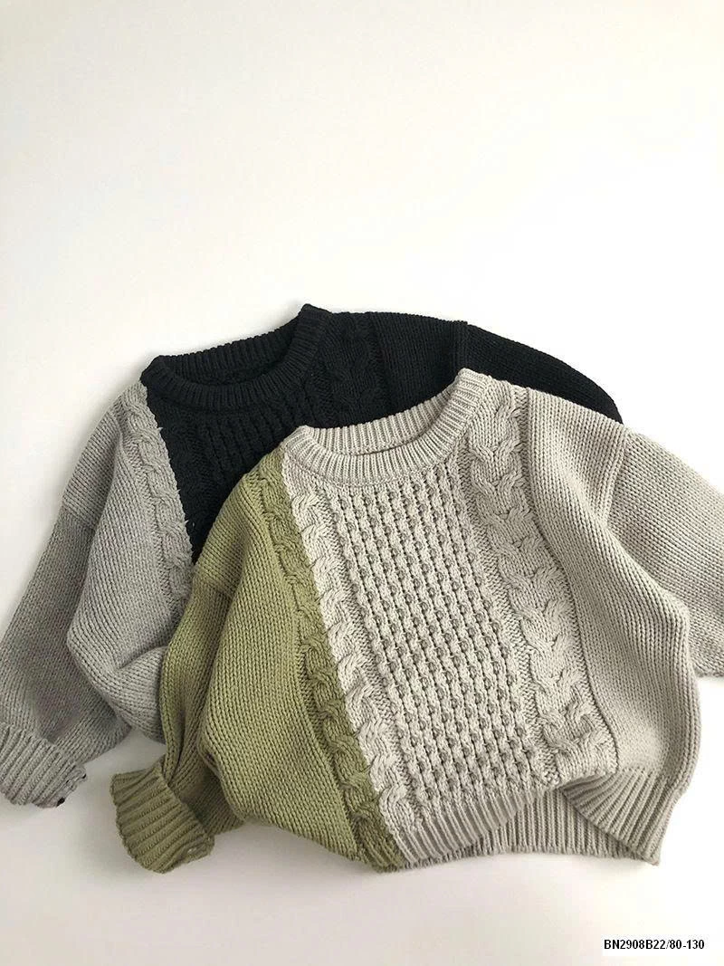 ÁO LEN DÀI TAY PHỐI MÀU M.TYQUEEN